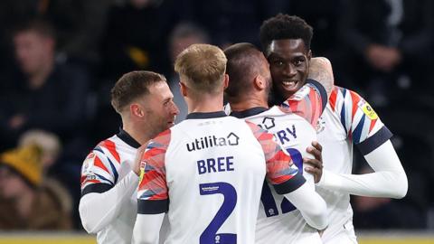 Luton celebrate