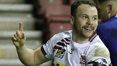 Wigan Warriors winger Liam Marshall