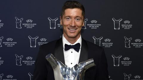 Bayern Munich striker Robert Lewandowski