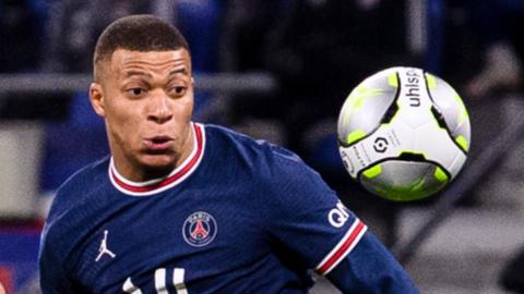 PSG's Kylian Mbappe