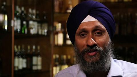 Portrait of Sukhinder Singh, CEO of The Whisky Exhchange