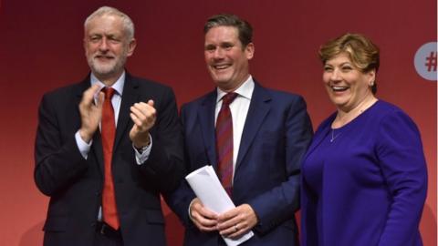 Jeremy Corbyn, Sir Keir Starmer, Emily Thornberry