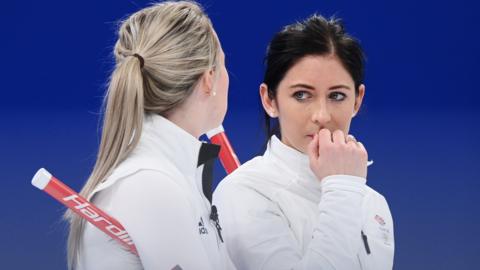 Vicky Wright and Eve Muirhead