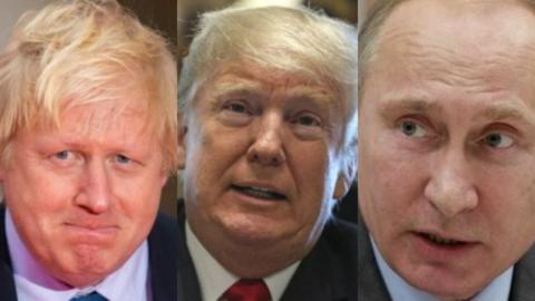 Johnson, Trump, Putin