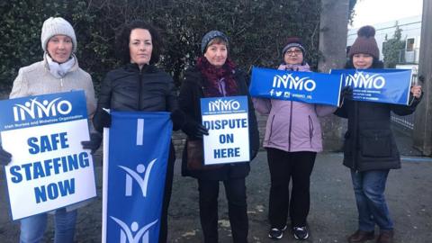 Nurses on strike