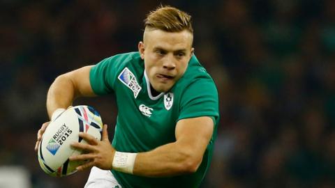 Ian Madigan in action during the World Cup in 2015