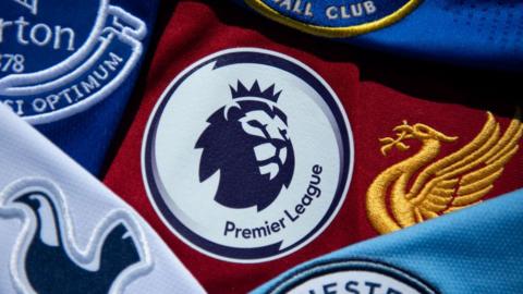 Premier League crest and club badges