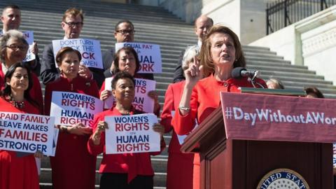 nancy pelosi at day without a woman