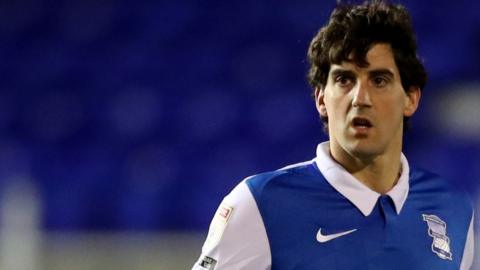 Mikel San Jose in action for Birmingham