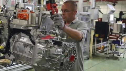 Worker at French Renault factory