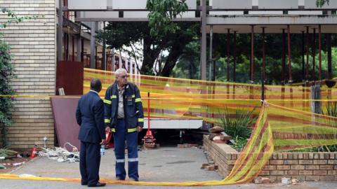 Medical staff at Driehoek High School