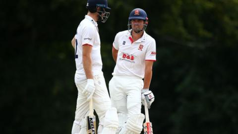 Sir Alastair Cook reached his 182nd first-class half-century - and his 69th for Essex