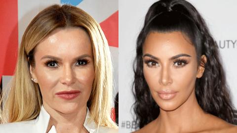 Amanda Holden and Kim Kardashian