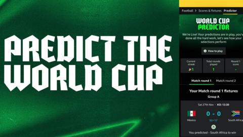 Predict the World Cup with an image of the game