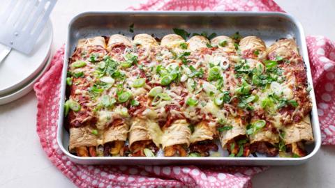 Chicken enchiladas