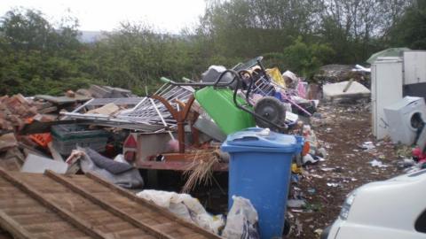 Worksop rubbish dump fine