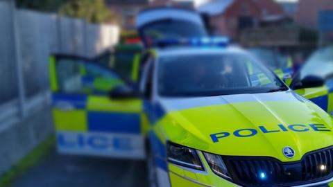 Leicestershire Police car