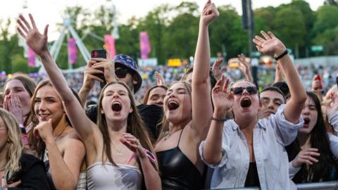 Crowd at the Big Weekend in Dundee in 2023