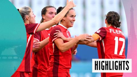 Watch the highlights from Canada's win against New Zealand in the pool stages of Paris 2024 Olympics