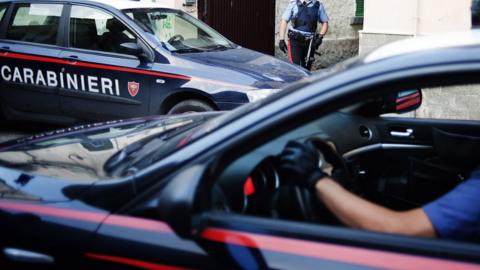 File pic of Carabinieri police in Italy