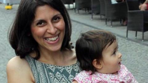 Undated photo of Nazanin Zaghari-Ratcliffe and her daughter