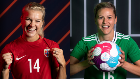 Ada Hegerberg and Nadene Caldwell