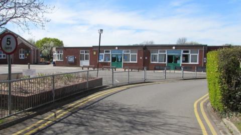 Police are investigating an incident of flashing at a school
