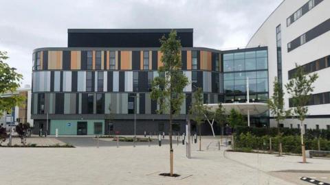 The entrance of the Royal Hospital for Children and Young People in Edinburgh