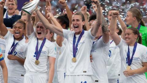 England celebrate