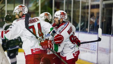 Cardiff Devils celebrate