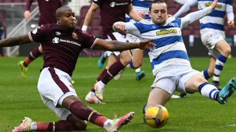 Hearts play Morton on Tuesday, 20 April