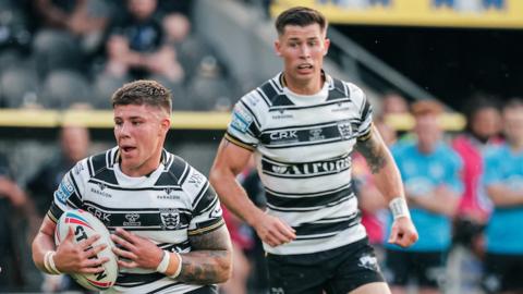 Hull FC’s Joe Cator in action.