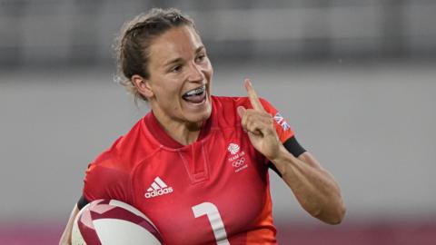 TeamGB's Jasmine Joyce in the Rugby 7s competition at the Tokyo 2020 Olympic Games