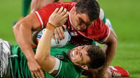 Kirill Gotovtsev played for Russia at the 2019 Rugby World Cup