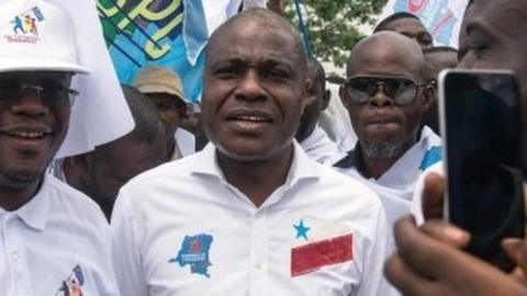 Congolese presidential candidate Martin Fayulu