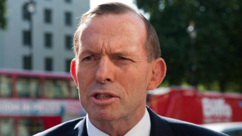 Former Australian prime minister Tony Abbott