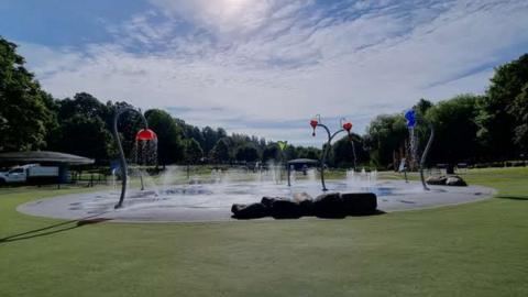 Walsall Arboretum's splash pad