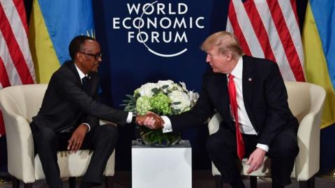 Paul Kagame and Donald Trump