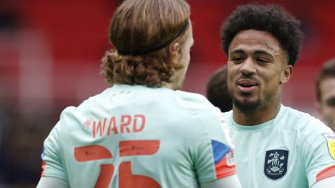 Danny Ward (left) and Josh Koroma could sign new contracts at Huddersfield Town