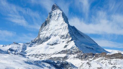 Snow covered Matterhorn