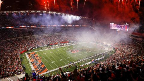 An overview of the Paycor Stadium in Cincinnati