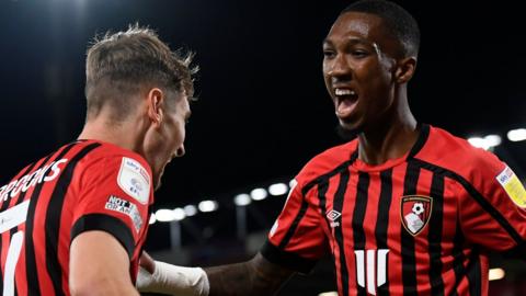 Bournemouth celebrate goal