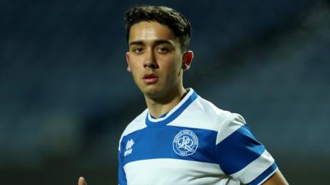 Amrit Bansal-McNulty in action for QPR