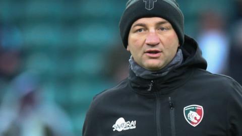 Leicester Tigers head coach Steve Borthwick