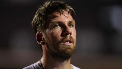 Cameron Norrie looks exhausted during his Rio Open semi-final defeat