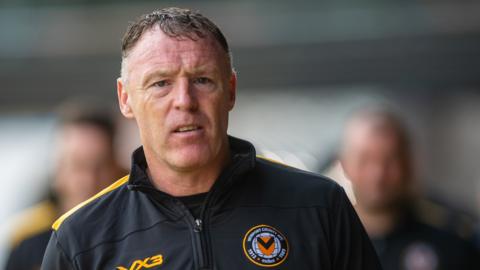 Newport County manager Graham Coughlan