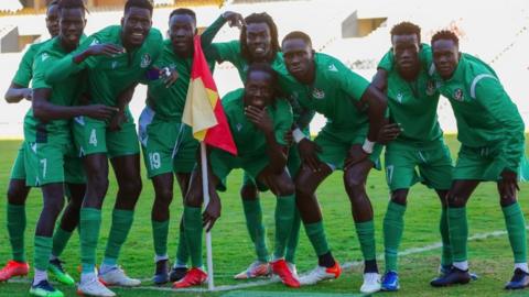 South Sudan players