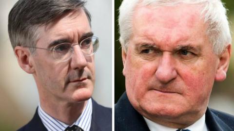 Jacob Rees-Mogg and Bertie Ahern