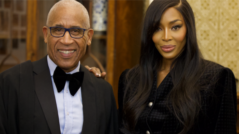 Naomi Campbell and Lord Simon Woolley