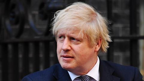 Boris Johnson pictured in May 2020